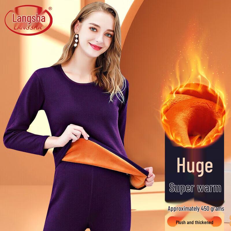 

Комплект мужского и женского утолщенного плюшевого термобелья Langsha M