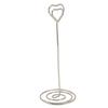 20Pcs Table Number Holders Iron Decorative Number Stands for Wedding Party Birthday 12cm Silver