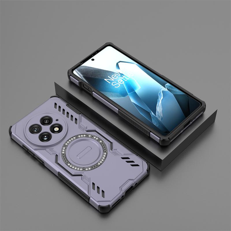 Nárazuvzdorný pancéřový kryt pro OnePlus 13 Magnetická adsorpce Bezdrátové nabíjení Zadní kryt Pouzdro na telefon OnePlus 13 Pro pouzdro OnePlus 13