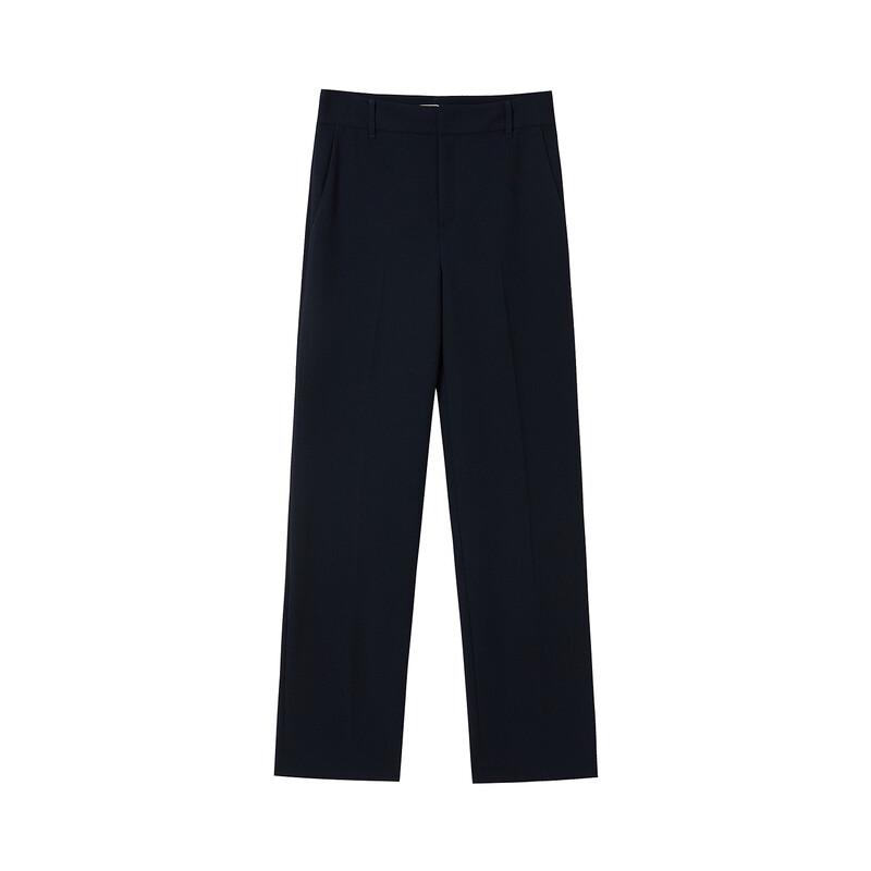 JUZUI Women's Slim-Fit Tapered Commuter Trousers