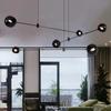 Chandelier Modern Loft LED Chandeliers Minimalist Art Design Parlor Hanglamp Nordic Suspension Pendant Lamp Fixture