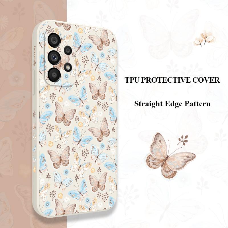 Flying Butterfly Case For Samsung Galaxy A73 A53 A33 A23 A13 A72 A52 A52S A32 A22 A12 A71 A51 A31 A21S 4G 5G Cover