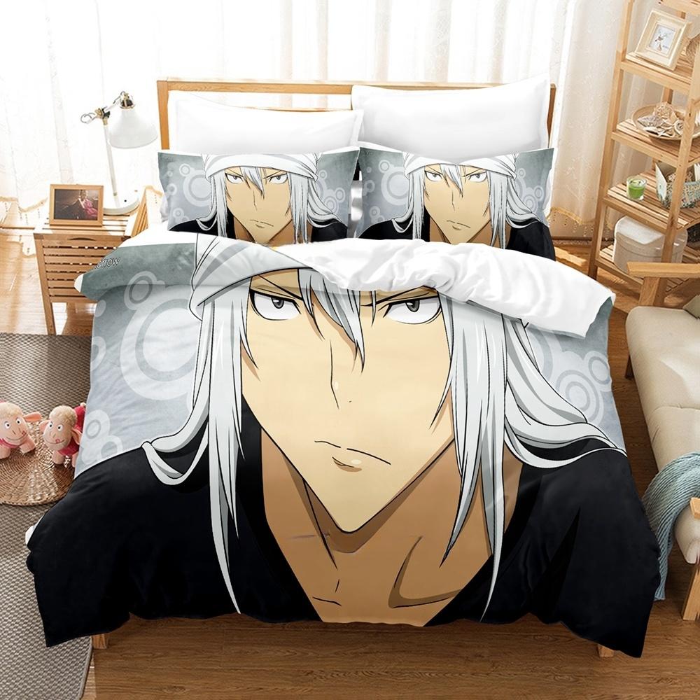 3D Printing Anime Bed Sheet Set Bakuman Bedding Set Single Twin Full Queen King Size Bed Set Adult Kid Bedroom Duvet Cover Sets