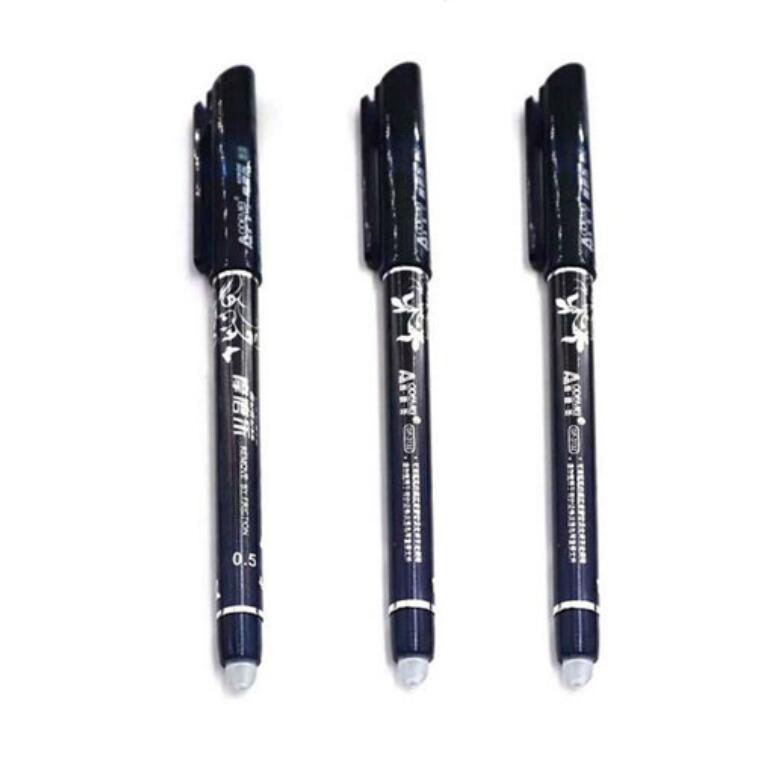 3 Pezzi Ricariche Penna Gel Cancellabile È Rosso Blu Inchiostro Blu /Nero Una Penna Neutra Magica per Scrivere