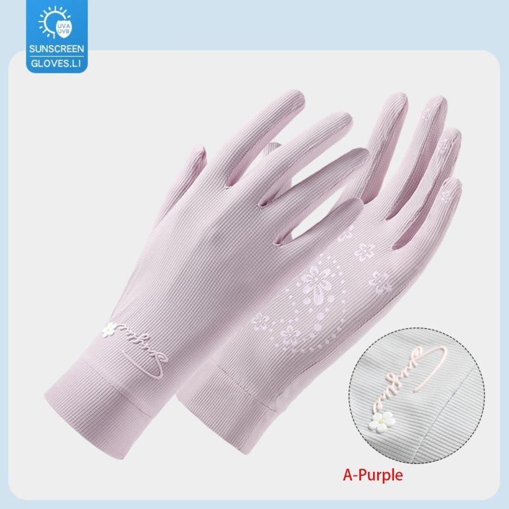 Anti-UV Sunscreen Gloves Flip Finger Riding Driving Gloves New Driving Mittens Outdoor Sports
