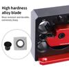 8 Holes Dowel Maker Jig Adjustable Wear Resistant Dowel Cutter Plate Aluminum Alloy Precision Electric Drill Milling Dowel DIY