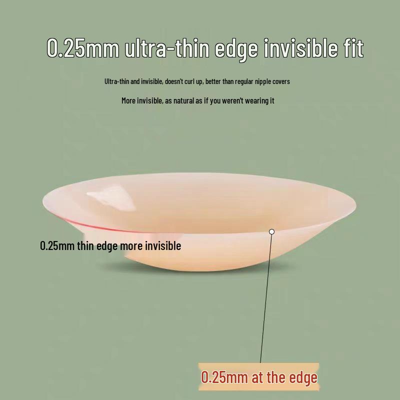 Silicone Nipple Pasties: Self-Adhesive, No Glue, Thin, Anti-Exposure, Breathable for Summer