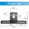 Trailer License Plate Bracket Steel Heavy Duty License Plate Bracket for Certain UTV ATV Truck RV Boat Mounting with Accessories (1 PCS)
