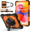 For Huawei MatePad SE 11 Case Kickstand Silicone+PC Tablet Cover with Shoulder Strap