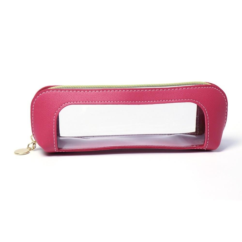 Waterproof Makeup Brush Bag Visible Makeup Organizer Pencil Case  for Brushes Lipsticks