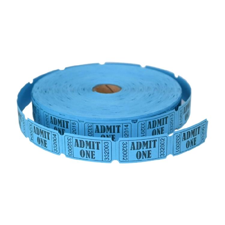 

Recyclable Competition Ticket Roll Offering Crisped Print Result And Durability For Frequent Tokens Rolls синій