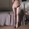Cross-legged stockings sexy pure desire ultra-thin aurora oily sex stockings contrasting colors empty passion free