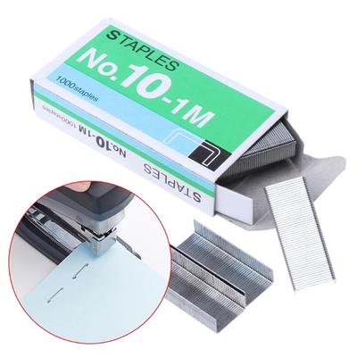 Stationary 1000Pcs/Box For Stapler No.10-1M Mini Staple Metal Staples Staples No.10 Binding Stapler