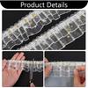 1Roll Handmade Gift Wrapping Lace DIY Pleated Delicate Double Layered Clothing Embellishment Organza Shine Sequined 4.5CM