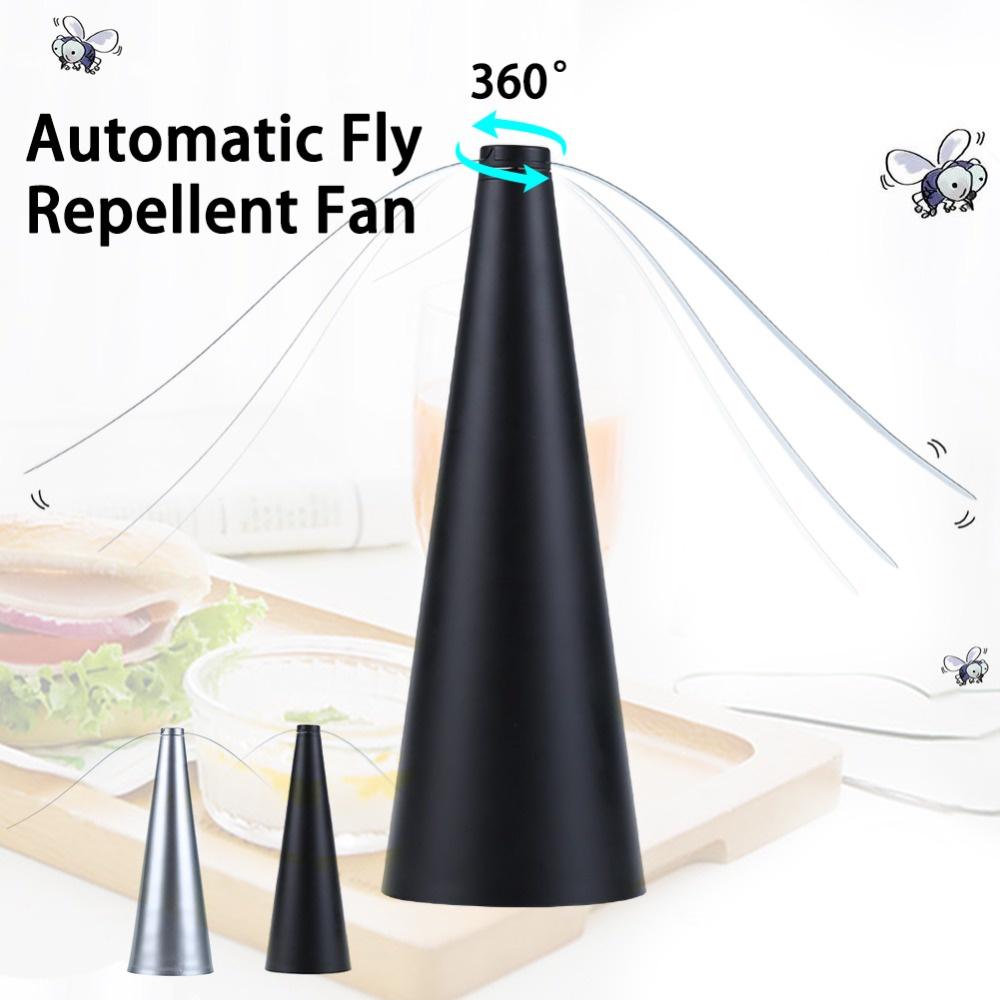 Sleek Fly Repellent Fan Perfect For Keeping Bugs Away From Your Picnic And Bbq