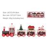 Holiday Wooden Toy Gifts Unique Design Good-looking Holiday Decorations Wooden Mini Train Decoration Interesting Christmas Gift