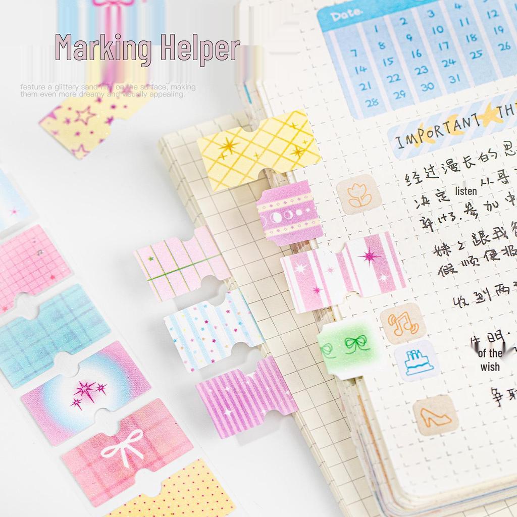 Nastro Washi Tagliato a Forma e Adesivi Memo Materiale Ins Yuxian Sweet Dream