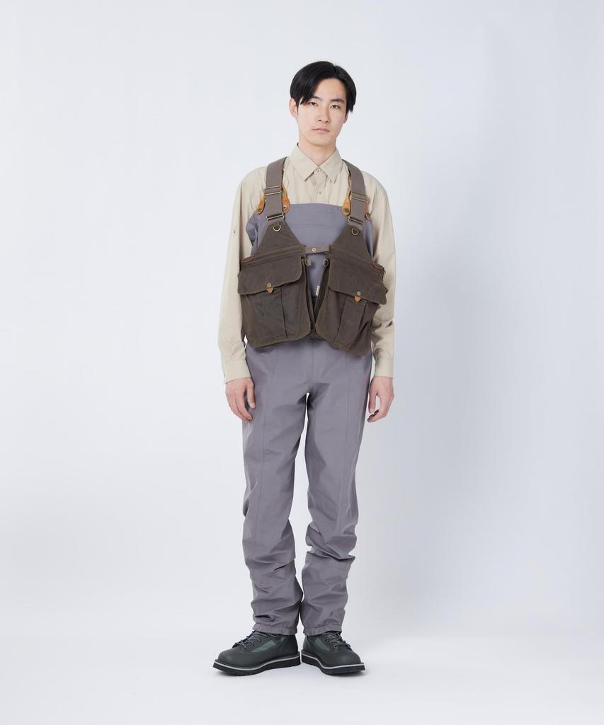 Fischerei Big Game West Oberbekleidung Weste DUNKELBRAUN Eins [Snow Peak] SPTL-JK-26SU902 Mittelschicht Herren Damen