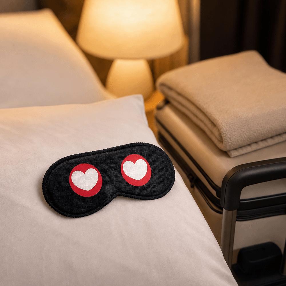 Cartoon Pattern Eye Cover Concave Comfort Blindfold Cute Style Sleeping Eye Mask for Women Men