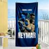 Ethereal Warrior Shadows Beach Towel Super Soft Microfiber Quickdry Fabric Comfortable Lightweight