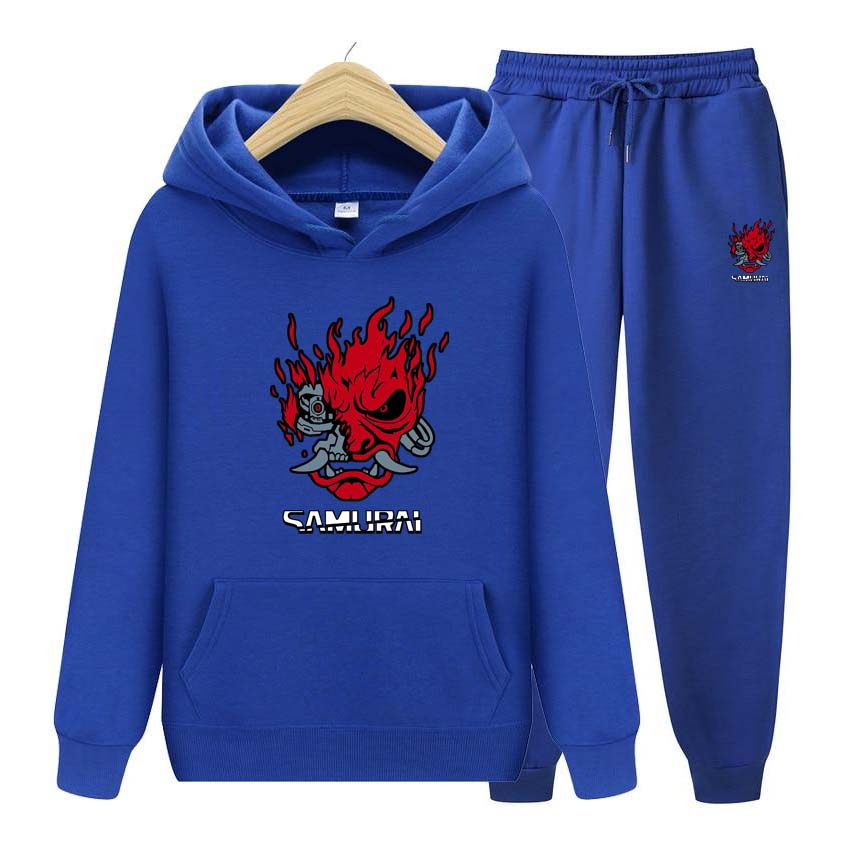 Módní Anime Potisk Teplákové soupravy Pro ženy Muži Mikina Oblečení Muži Běžecký set Sportovní oblečení Jogger Pánské tepláky Zimní souprava Sportovní