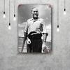 Ernest Hemingway Retro Vintage Tin Sign Poster Decorative Plaque Metal Plate Wall Decor