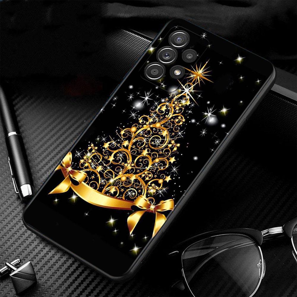 Phone Case For Samsung A52s A73 A72 A53 A33 A32 A22 A13 A02s A21s A12 A31 A91 A51 A71 A41 A23 A11 Merry Christmas Tree Deer
