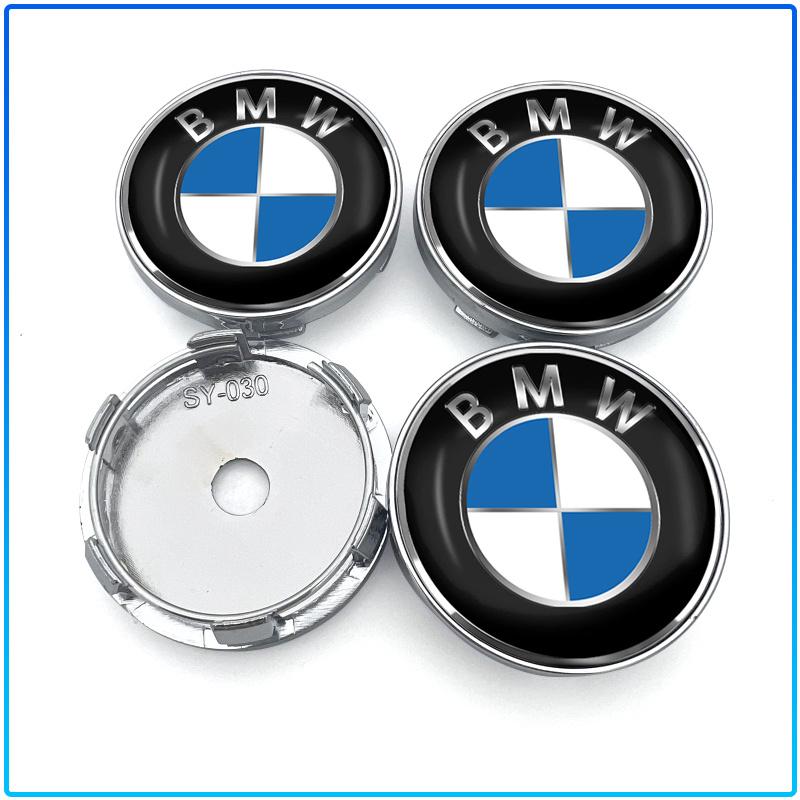 4Pcs 60MM Car Wheel Center Hub Cap Car Accessories For BMW M Performance 1 3 5 7 Series M3 M4 M5 M6 X1 X3 X5 X6 X7 E30 E34 E36 E39 E4
