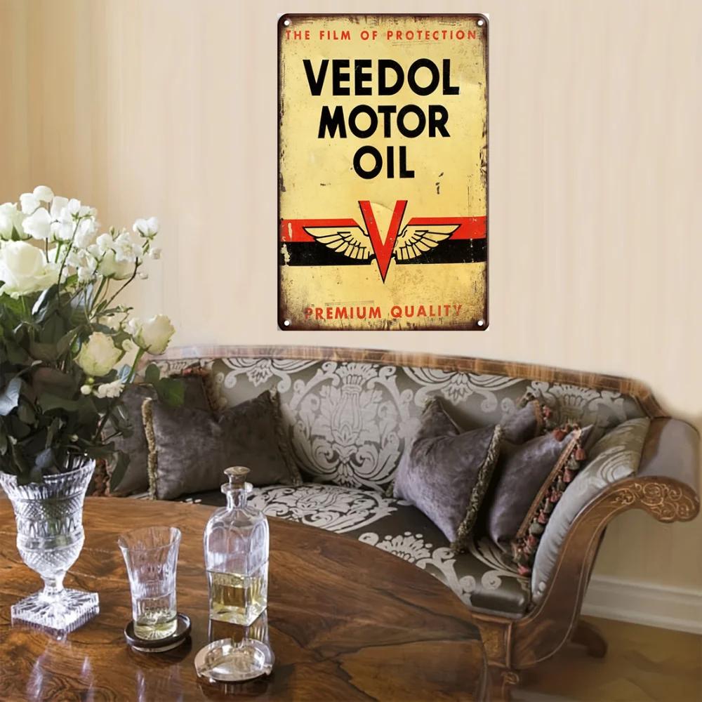 Vintage Metal Tin Signs  NGK Spark Plugs Gulf Garage Oil Motor Posters Wall Decoration Man Cave Cafe Club Retro Posters Plaque