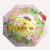 1pc Christmas Pom Pom Purin Durable Cartoon Folding Umbrella, Portable 3-Fold Compact Umbrella for Men and Women, Suitable for Travel or Daily Use.V01