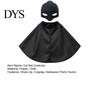 Comfortable Pet Halloween Suit Black Bat Cat Masque And Cloak Costume, Funny Wings Cape Outfits, Cute Puppy Dress Up Accessory for Cosplay,