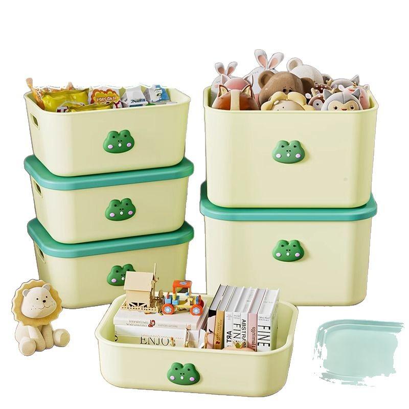 Storage box Household large-capacity plastic storage box Organizing box Clothes toy storage box Living room sundries storage basket