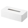 Tissue Case, Regular Size, White [Compatible Size: Inner Dimensions: Approx. W25 X D12 X H7cm] Tower Tissue Cover for Hiding Packages, 5583