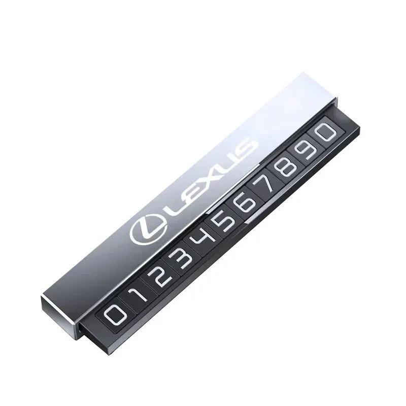 Leuchtende Nummern-Parkscheibe für das Auto-Interieur für Lexus IS200 IS250 GX470 CT200H ES RX300 RX330 NX300 IS NX GS RX350