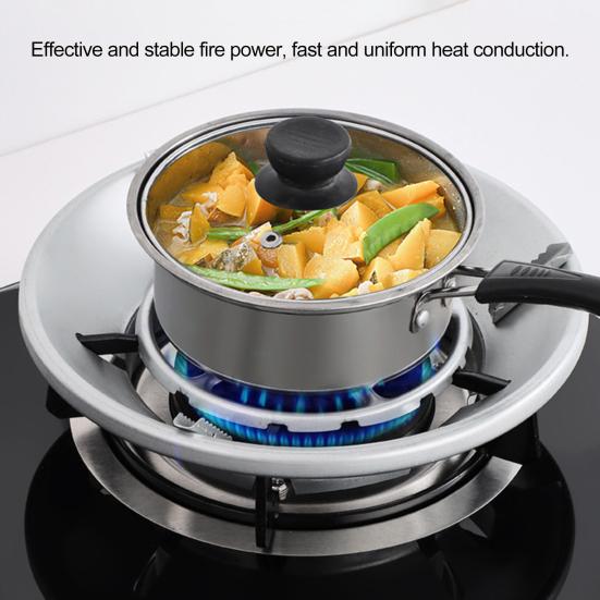 Universal Uniform Heat Conduction Pot Holding Simple Installation Stove Auxiliary Pot Holder for Restaurant Pot Holder
