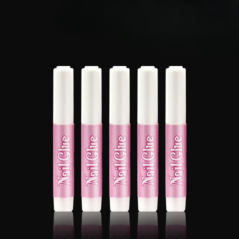 Bärbart Nagelspeciallim 2g, Nagelverktyg och Tillbehör Limning, Bärbart Nagel Punkt Borrlim, Transparent Lösösnagel