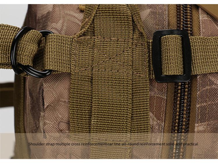 30L Taktický vojenský batoh pro fanoušky - Vodotěsný maskáčový, Oxfordská tkanina, Taška pro outdoorové sporty a horolezectví