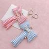 Stylish Bowknot Key Pendant Accessory Phone Charm Keychain Keyring for Women