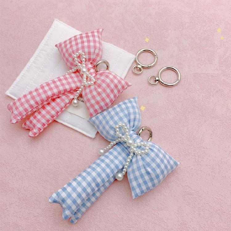 Stylish Bowknot Key Pendant Accessory Phone Charm Keychain Keyring for Women