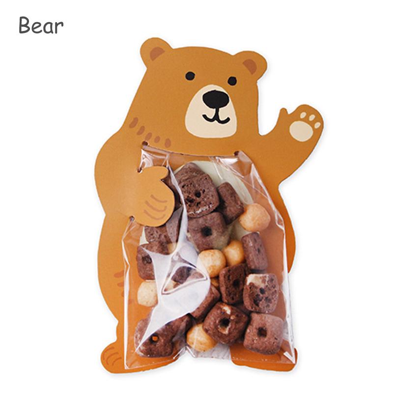 Sáček na sušenky na pečení zvířat Párty dárky Mini bonboniéra Svatební dekorace 10 ks Candy Bar Narozeninová párty