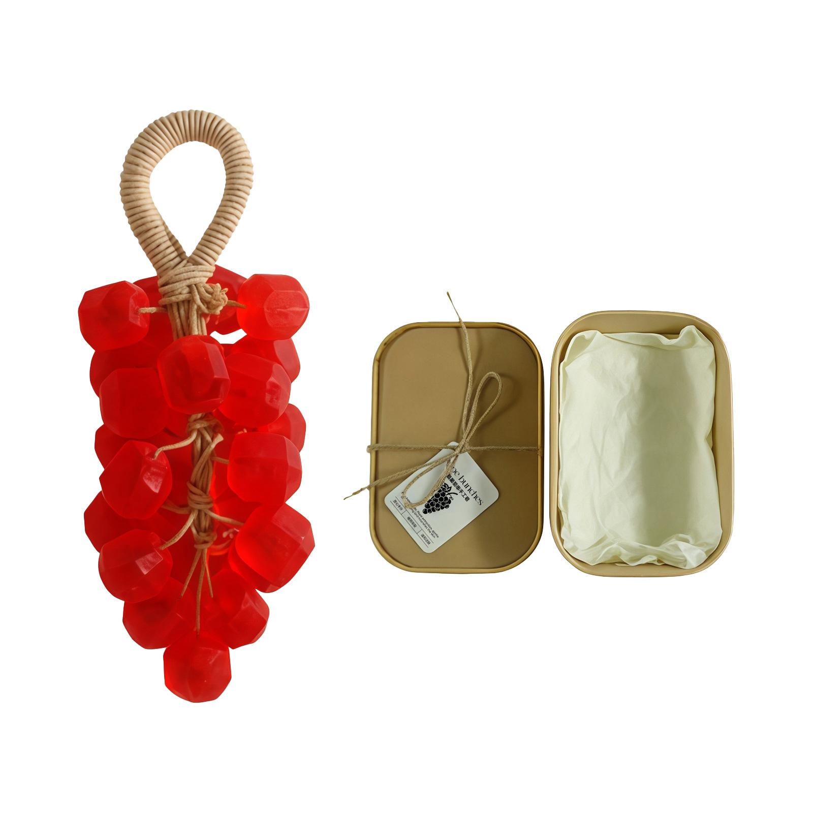 

Мыло ручной работы, Жемчужные виноградные гроздья для купания и мытья и очищения и питания, Подарочная коробка с мылом, Мягкое растительное извлечение, Удаляет грязь