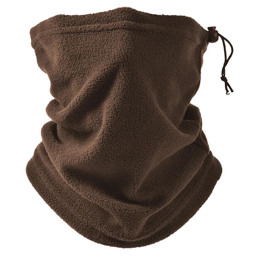 Polar Fleece Neck Tube Scarf Winter Ear Warmer Cycling Fishing Skating Running Sport Scarf Adjustable Neck Collar Neckerchief