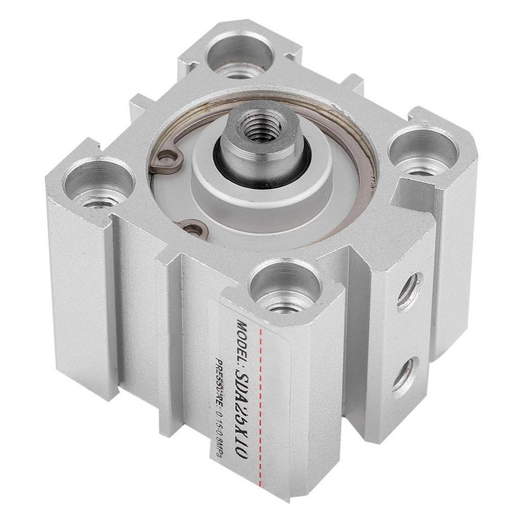 Air Cylinder Pneumatic,Double Acting Pneumatic Air Cylinder,10Mm Stroke Sda25-10 25Mm Bore Aluminum Double Acting Pneumatic Air Cylinder,Adopts Self-Lubrication Bearing Guide Air Cylinder Pneumatic,Double Acting Pneumatic Air Cylinder,10Mm Stroke Sda25-10 25Mm Bore Aluminum Double Acting Pneumatic Air Cylinder,Adopts Self-Lubrication Bearing Guide