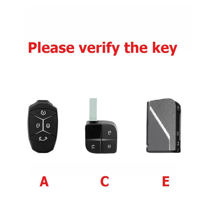 For Lynk & Co 08 03 05 02 09 06Emp Car Key Case Suede Leather Key Cover Car Key Protective Shell Protector Buckle Keychain Bag
