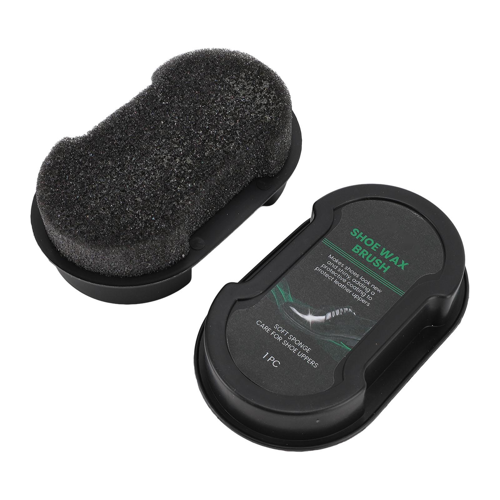 

2pcs Shoe Shine Sponge for Boots Furniture Jacket Briefcase Long Lasting Instant Gloss Dirt Removal