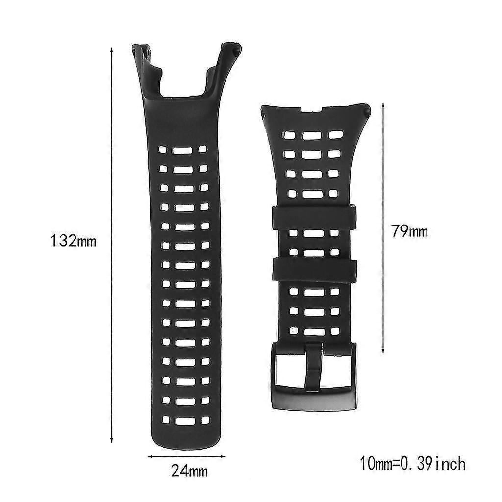 Gummiarmband för klocka, ersättningsband för Suunto Ambit 3 Peak / Ambit 2