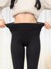 Women's High Waisted Fleece-Lined Lambswool Leggings
