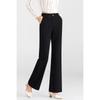 Mengshuya Women's Four-Way Stretch Slim Fit Flared Suit Pants