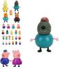 Colorful Eco-friendly Peppa Pig Family Friends Action Figures For Kids 25pcs Set