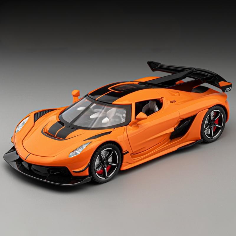 1:22 Jesko Supercar Alloy Diecast Model Car Outdoor Display Products With High Simulation Collection Hobbies For Boyfriend Boys